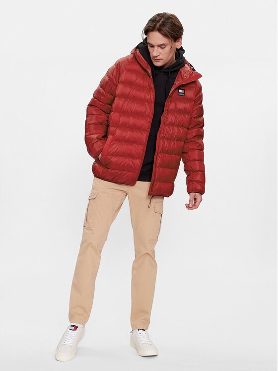 Tommy Jeans Tommy Jeans Μπουφάν μεταβατικό DM0DM17882 Κόκκινο Regular Fit
