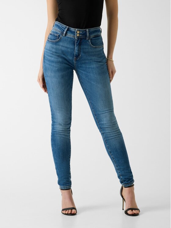 Guess Guess Jeansy 181400 Niebieski Skinny Fit