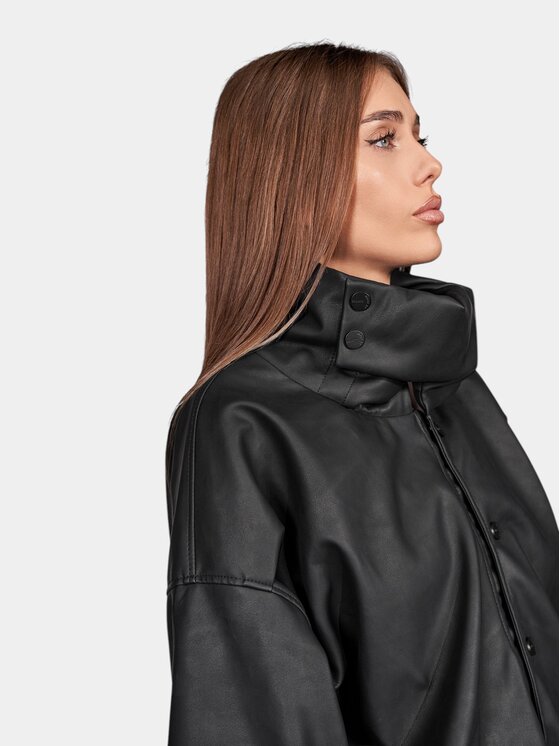 MADE BY SOCIETY MADE BY SOCIETY Kurtka anorak Vaelor - H27948 Czarny Basic Fit