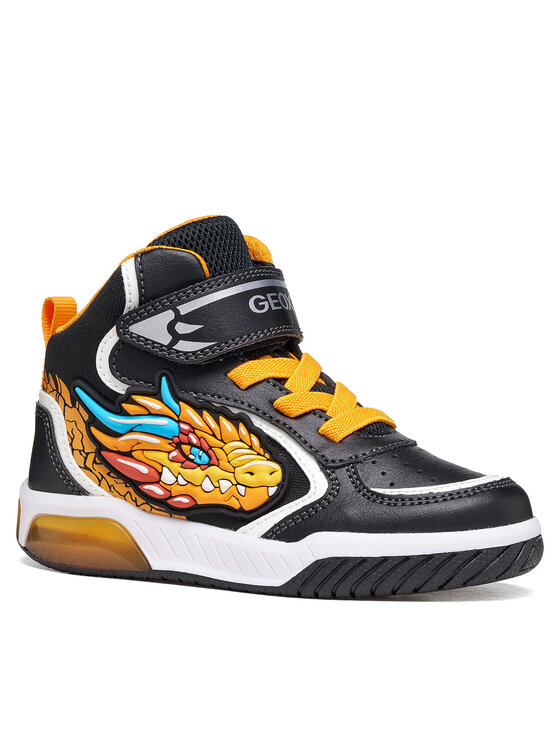 Geox Geox Сникърси J Inek Boy J669CA 014BC C0038 S Черен