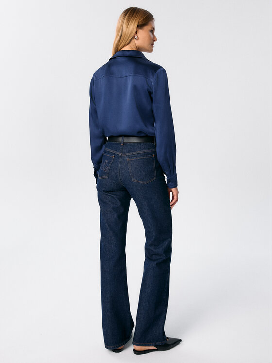 MARI PRETI MARI PRETI Camicia Whisper Blu scuro Regular Fit