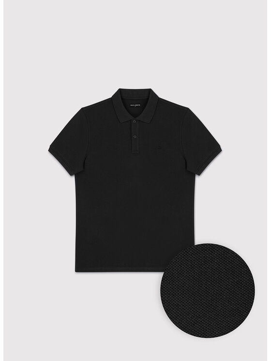 Pako Lorente Pako Lorente Polo P26SN-TX-004 Czarny Classic Fit