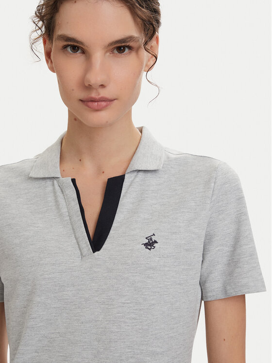 Beverly Hills Polo Club Beverly Hills Polo Club Haljina za svaki dan P-SS26W-ABP526591-0461 Siva Regular Fit