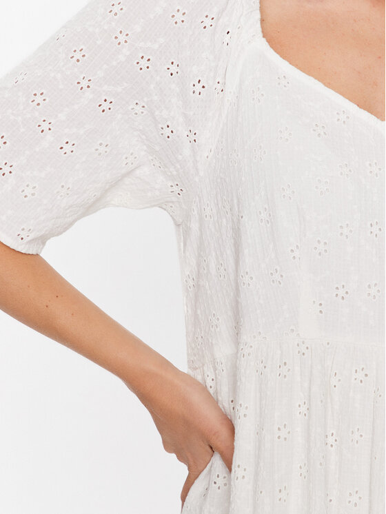 YAS YAS Kasdieninė suknelė 26029550 Balta Loose Fit