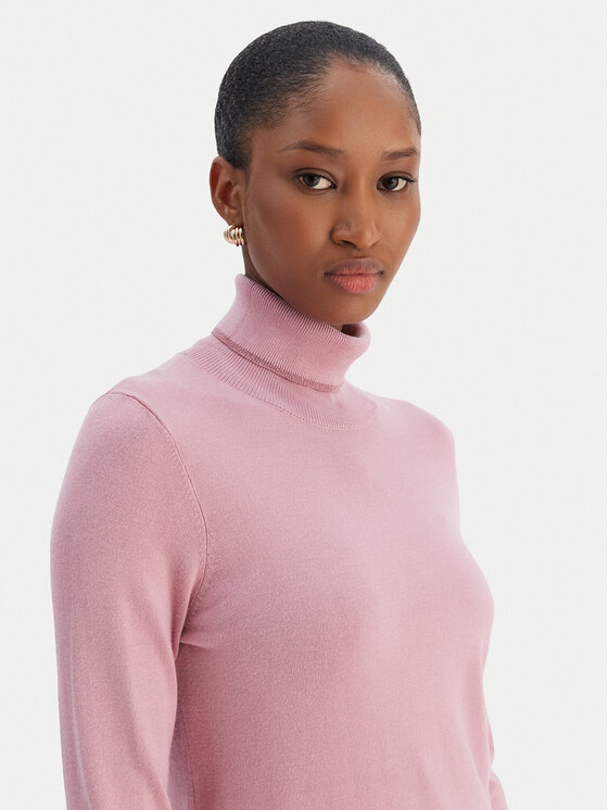 Liu Jo Liu Jo Rollkragenpullover MF5229 MS49I Rosa Regular Fit