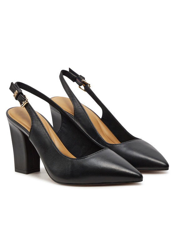 Tommy Hilfiger Tommy Hilfiger Sandale Th Block High Heel Pump FW0FW08289 Negru