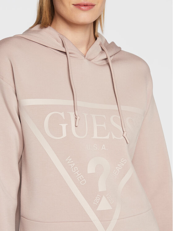 Guess Guess Суитшърт New Alisa V2YQ08 K7UW2 Бежов Relaxed Fit