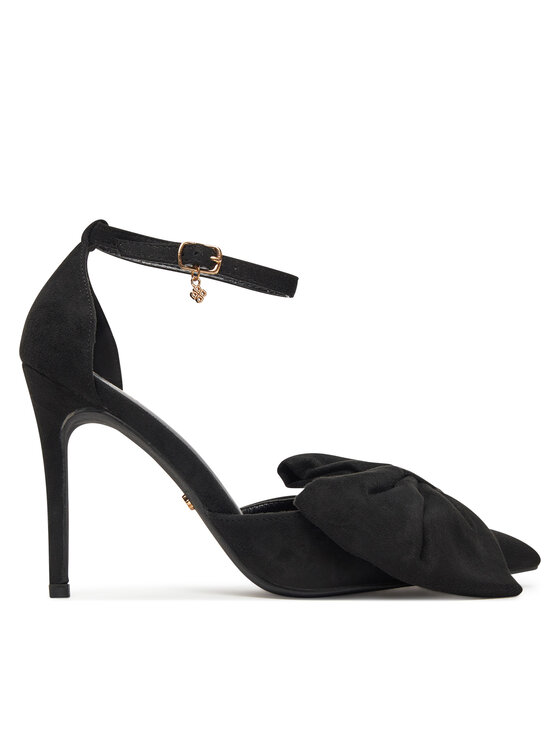 Pantofi cu toc subțire DeeZee HT6176-57 Negru