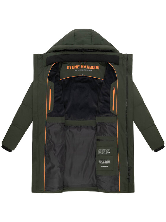Stone Harbour Stone Harbour Kurtka zimowa Hadrieen Zielony Regular Fit