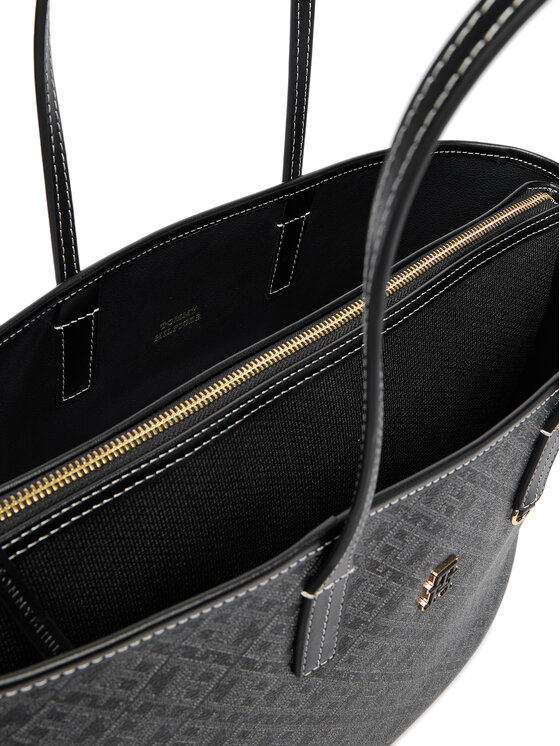 Tommy Hilfiger Tommy Hilfiger Kabelka Th Monoplay AW0AW17696 Černá