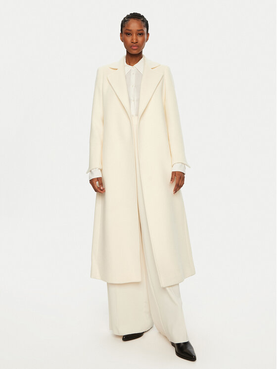 MAX&Co. MAX&Co. Cappotto di lana 2516011051200 Écru Regular Fit