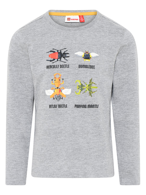 LEGO LEGO Bluse 11010574 Grau Regular Fit