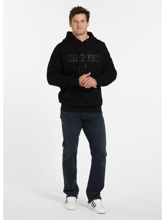 PITBULL PITBULL Bluza Hilltop Black Czarny Regular Fit