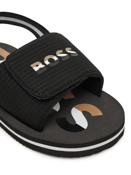 BOSS BOSS Sandále J53242 S Čierna
