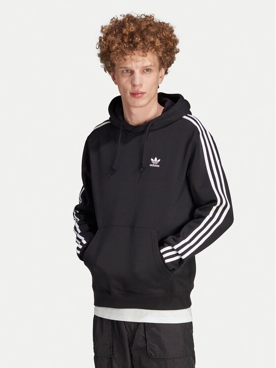 adidas adidas Mikina adicolor Classics 3-Stripes IM2088 Černá Regular Fit