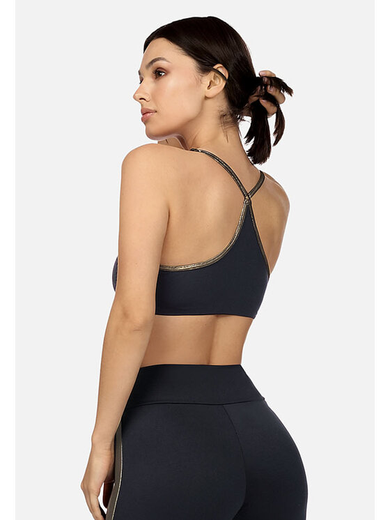 Feba Feba Top TOP3 Czarny Regular Fit