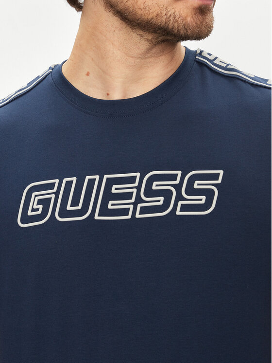 Guess Guess Póló Arlo Z4GI18 J1314 Kék Regular Fit