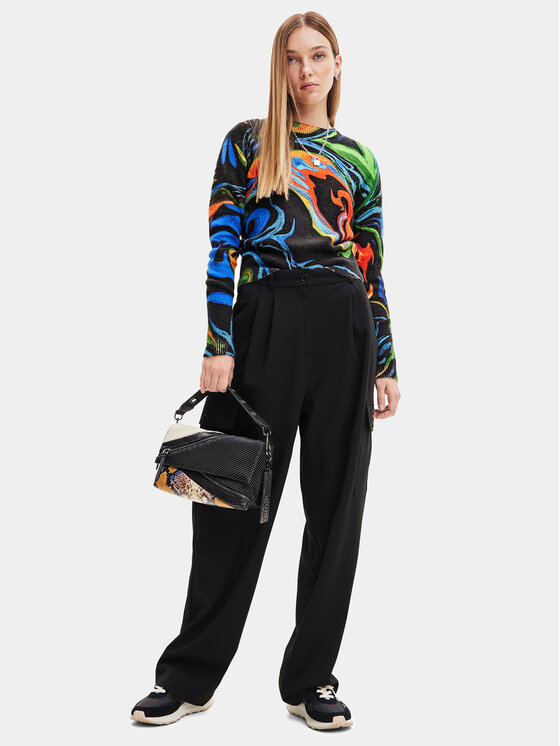 Desigual Desigual Maglione 23WWJF12 Multicolore Regular Fit