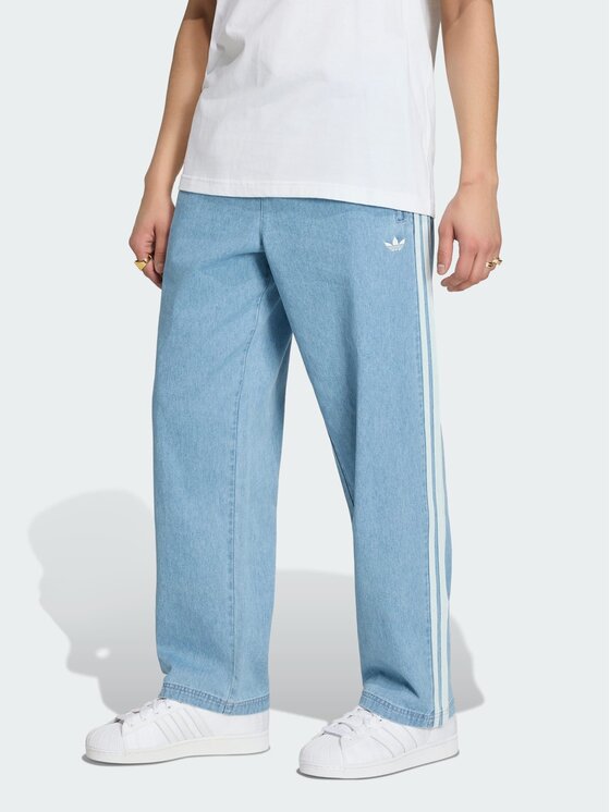 adidas adidas Spodnie dresowe 161805 Niebieski jasny Loose Fit