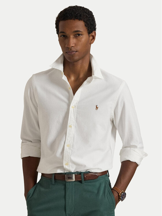 Polo Ralph Lauren Polo Ralph Lauren Košile Core Replen 710549084 Bílá Slim Fit