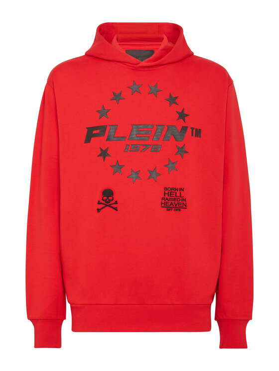 PHILIPP PLEIN PHILIPP PLEIN Bluza 3021 Czerwony Regular Fit