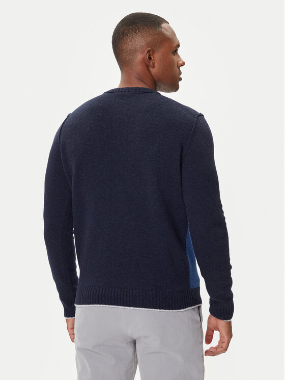 Aeronautica Militare Aeronautica Militare Sweater 252MA1609UL00924 Sötétkék Regular Fit
