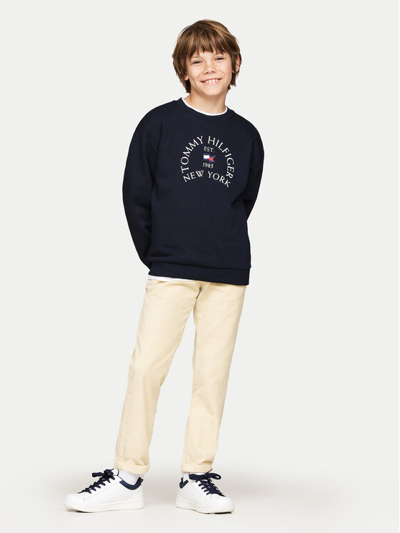 Tommy Hilfiger Tommy Hilfiger Mikina KB0KB09192 Tmavomodrá Regular Fit