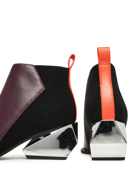 United Nude United Nude Ботильйони Ricky Mid 1095092316 Бордовий