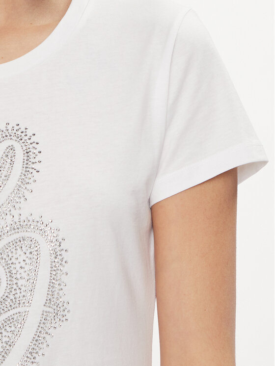 Liu Jo Liu Jo T-Shirt WA4051 JS923 Weiß Regular Fit