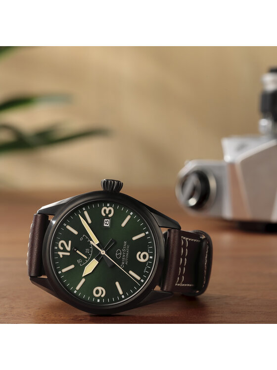 Orient Star Orient Star Zegarek RE-AU0201E00B Brązowy