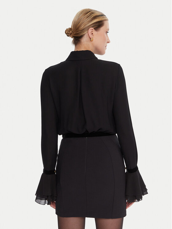 Elisabetta Franchi Elisabetta Franchi Риза CA-131-57E2-V390 Черен Regular Fit