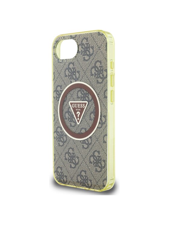 Guess Guess Etui na telefon Apple iPhone 16e Brązowy