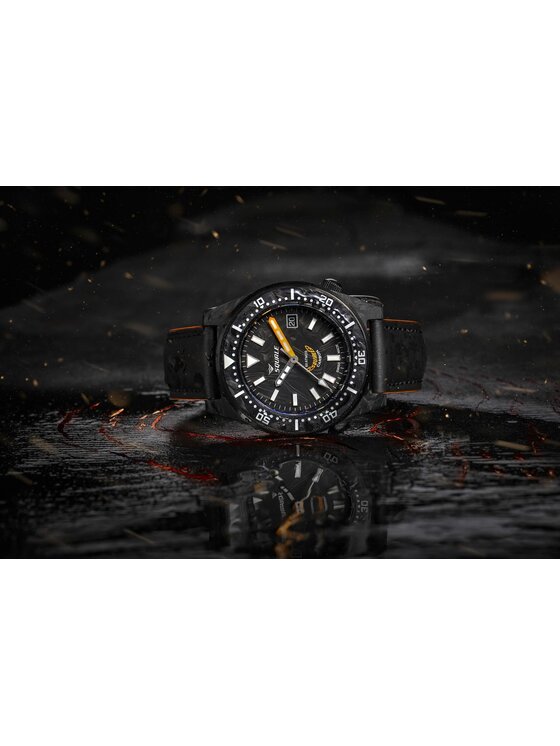 Squale Squale Zegarek T183AFCOR.RLOR Czarny