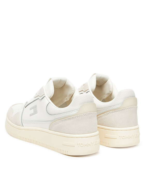 Tommy Jeans Tommy Jeans Sneakersy Tjw Retro Basket Sneaker EN0EN02818 Écru