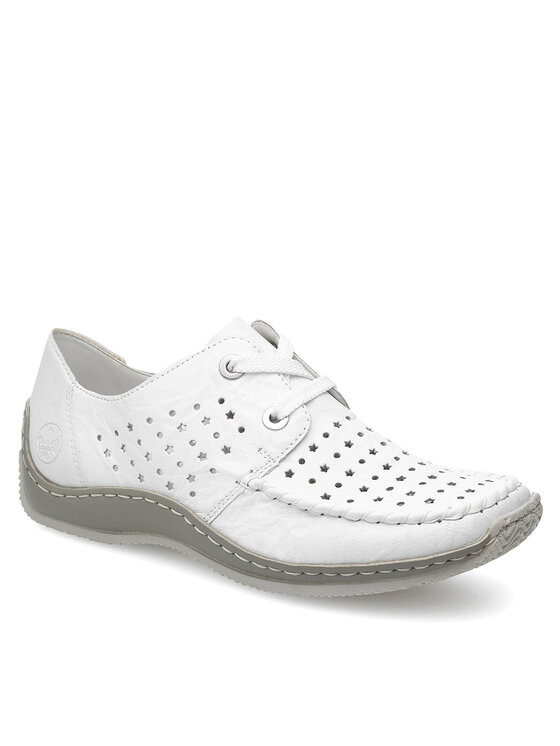 Rieker Rieker Pantofi L1716-80 Alb