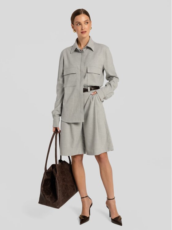 MANDRAGORA MANDRAGORA Camicia Omaro Grigio Standard Fit