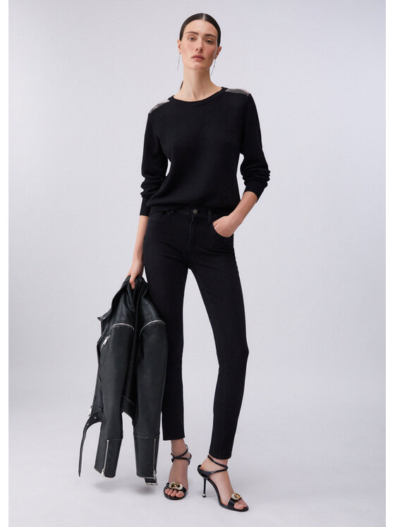 Liu Jo Liu Jo Maglione TA6043MS59L22222 Nero Regular Fit