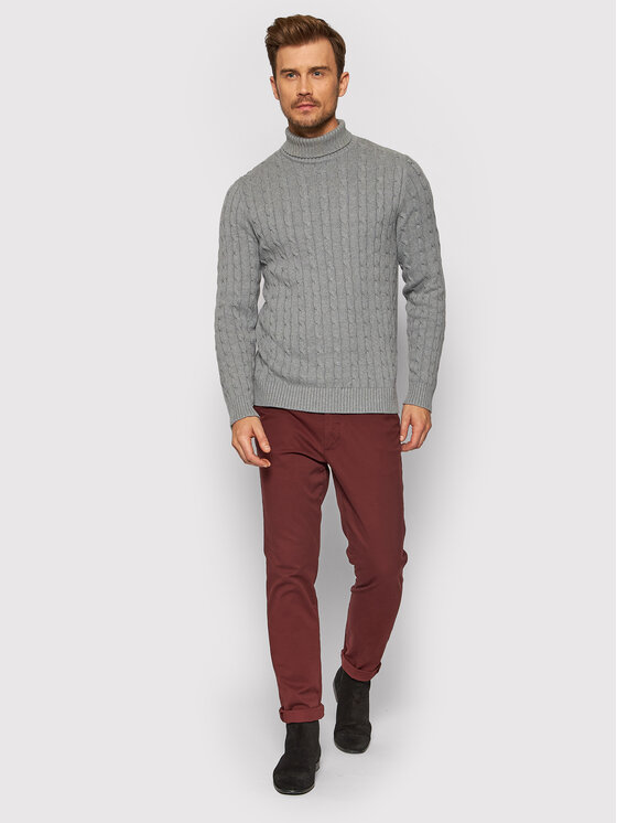 Selected Homme Selected Homme Dolčevita Ryan 16077218 Siva Regular Fit
