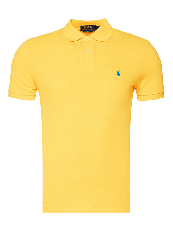 Polo Ralph Lauren Polo Ralph Lauren Поло Core Replen 710795080 Жовтий Slim Fit