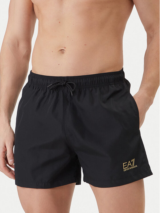 EA7 Emporio Armani EA7 Emporio Armani Plavecké šortky 7M001677 AF13019 MC004 Čierna Regular Fit