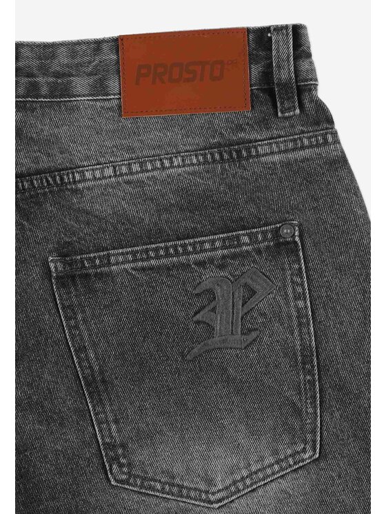 PROSTO. PROSTO. Jeansy Tarmac Szary Baggy Fit