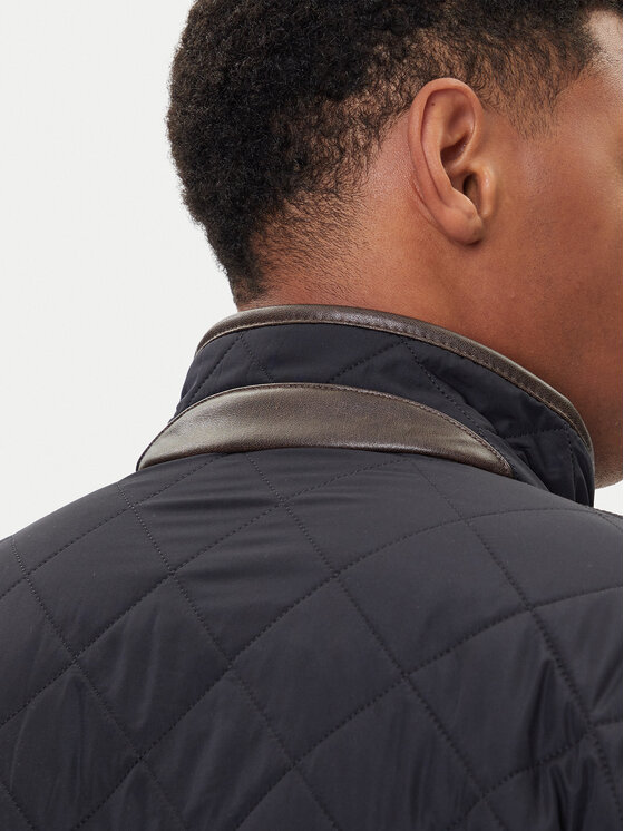 Barbour Barbour Prijelazna jakna Powell MQU0281NY71 Tamnoplava Slim Fit