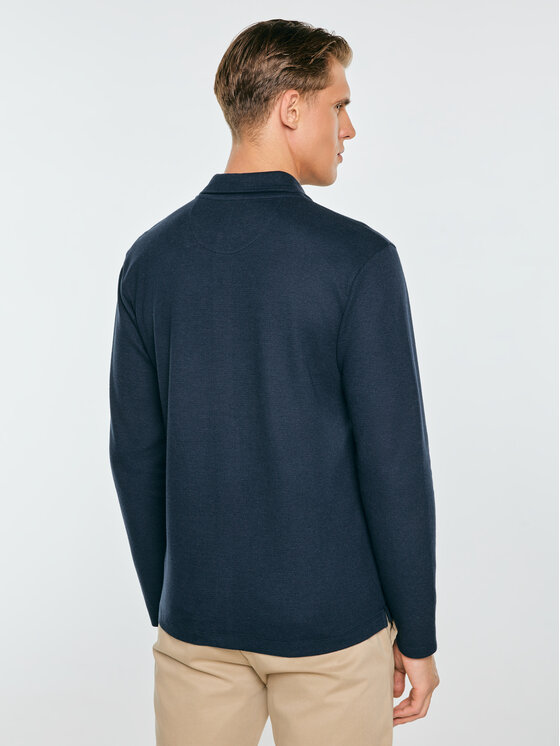 BIG STAR BIG STAR Bluza LISSER Granatowy Basic Fit