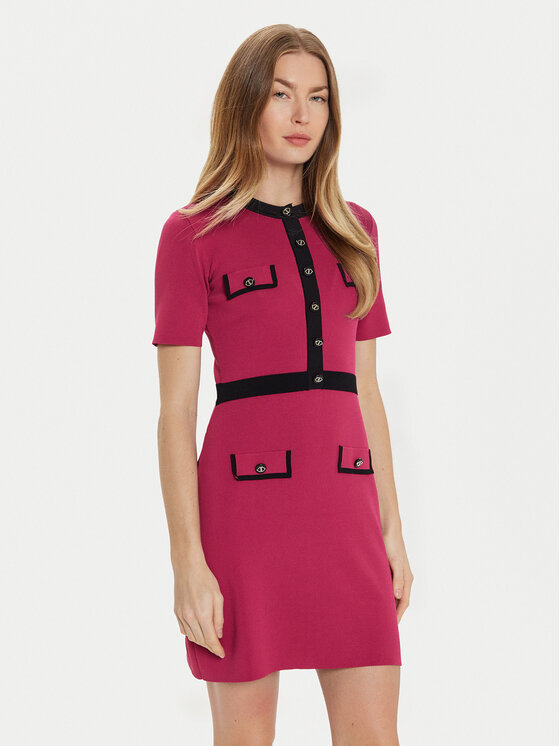 Motivi Motivi Трикотажна сукня 76406000104N Рожевий Regular Fit