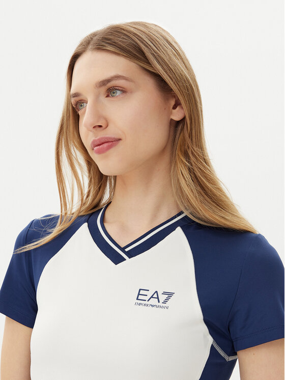 EA7 Emporio Armani EA7 Emporio Armani Technisches T-Shirt 7W000199 AF13282 M0058 Weiß Regular Fit