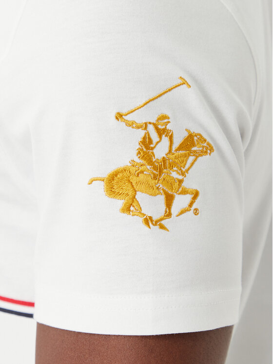 Beverly Hills Polo Club Beverly Hills Polo Club T-shirt P-SS26M-TS1519 Bijela Regular Fit