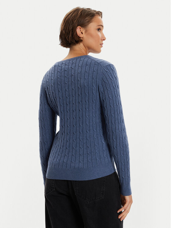 Gant Gant Svetr 4800100 Tmavomodrá Slim Fit