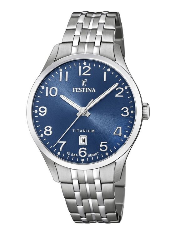 Festina Festina Zegarek F20466/2 Srebrny