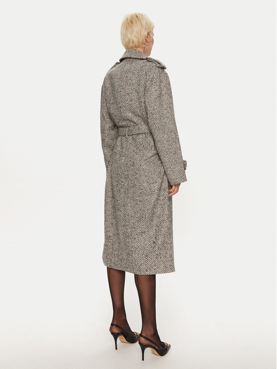 Karen by Simonsen Karen by Simonsen Зимно палто Ritt 10105110 Сив Regular Fit