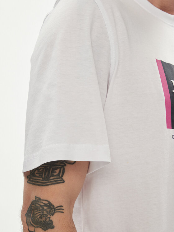 Jack&Jones Jack&Jones Tričko Lafayette 12252681 Biela Standard Fit